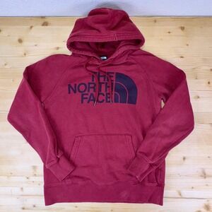 The North‎ Face Women's Hoodie XS Burgundy Pullover Logo Sweatshirt Cotton Blend